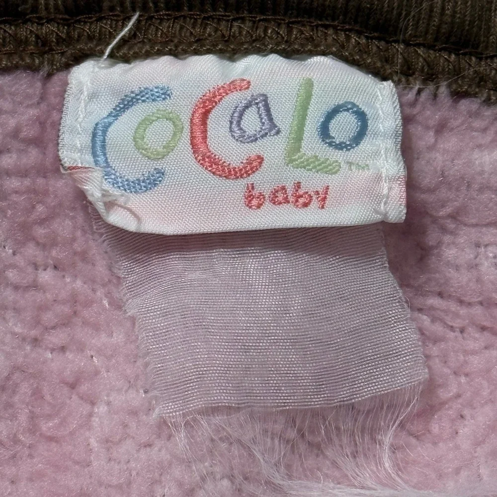 Cocalo Baby Pink Safari Animal Fleece Blanket Zebra Giraffe Monkey Hippo 35x41